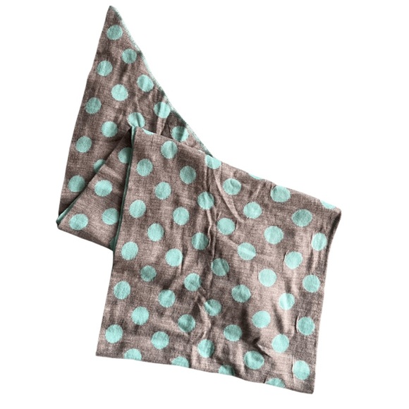 AÉROPOSTALE SCARF GREY AND MINT GREEN - Picture 4 of 5